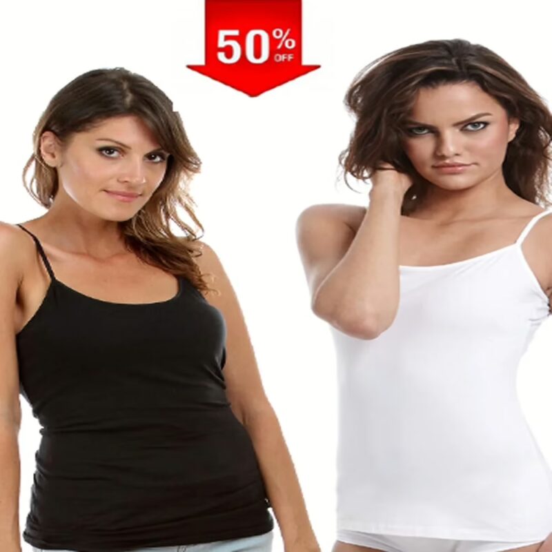 Black & White Seamless Camisole Combo Pack