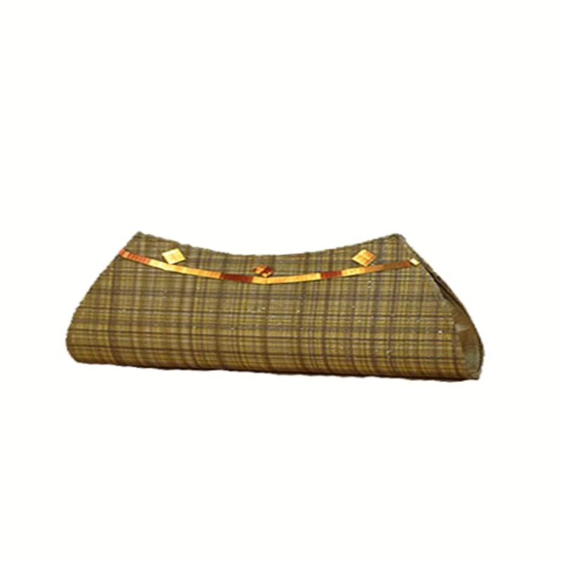 Chic Striped Green Clutch Wallet