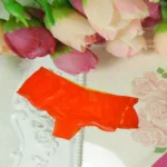 Classy Transparent Orange Plain Panty Brief