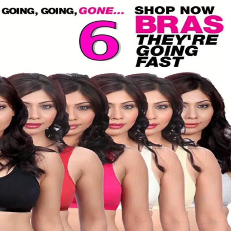 Summer Offers Of 6 Value Pack Sports Women Bra