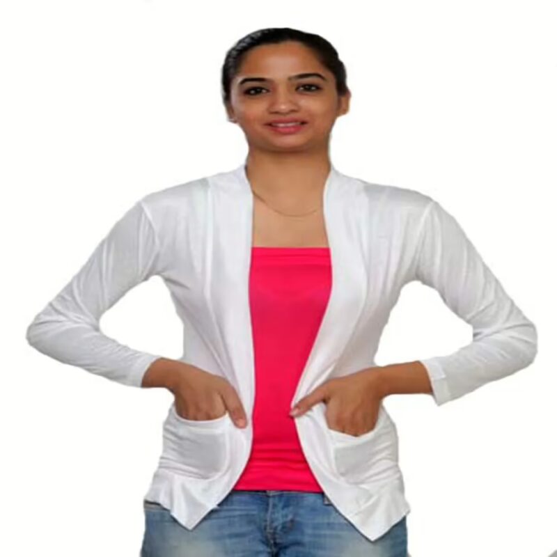 Combo Pack White Shrug & Pink Tube Top