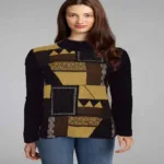 Cool Black Knitted Turtle Neck Sweater