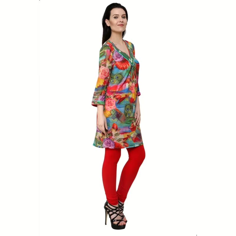 Chiktones Polyester Georgette Kurti