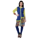 Chiktones Viscose Georgette Plain/Printed Kurti