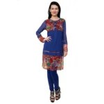 Chiktones Viscose Georgette Plain/Printed Kurti