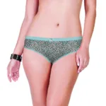 Elegant  Sky Blue Front Bow Brief Size L