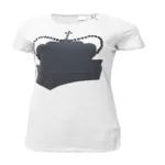 Gas White Sequin Top