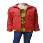 George Red Soft Light Weight Padded Jacket