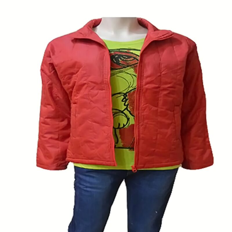 George Red Soft Light Weight Padded Jacket