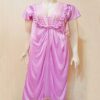 Gorgeous Lacy 2 Piece Pink Nighty Robe Set - Image 3