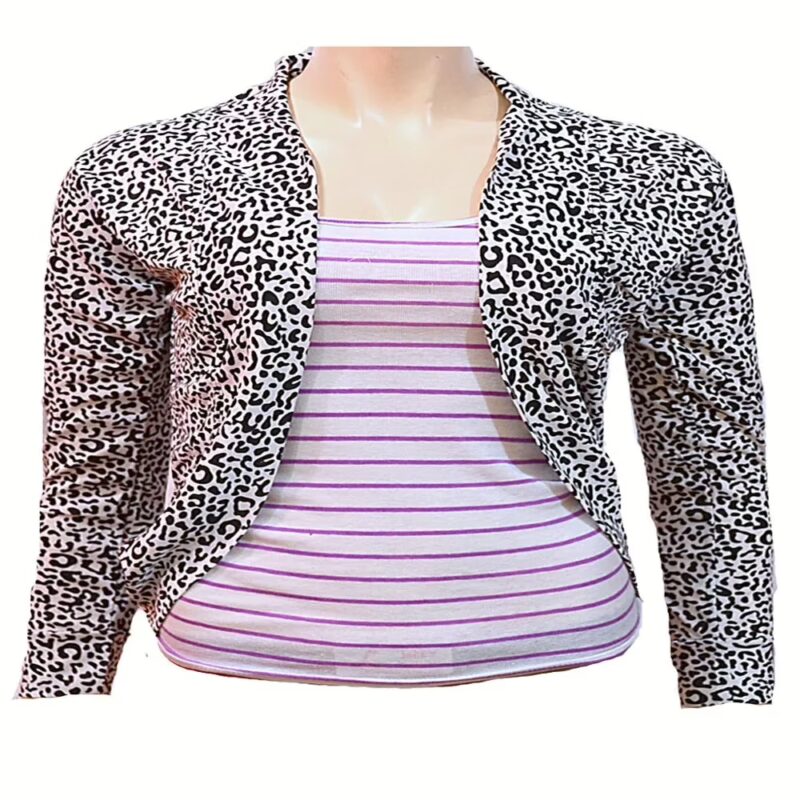 Groovy Animal Print Shrug Size L-XL