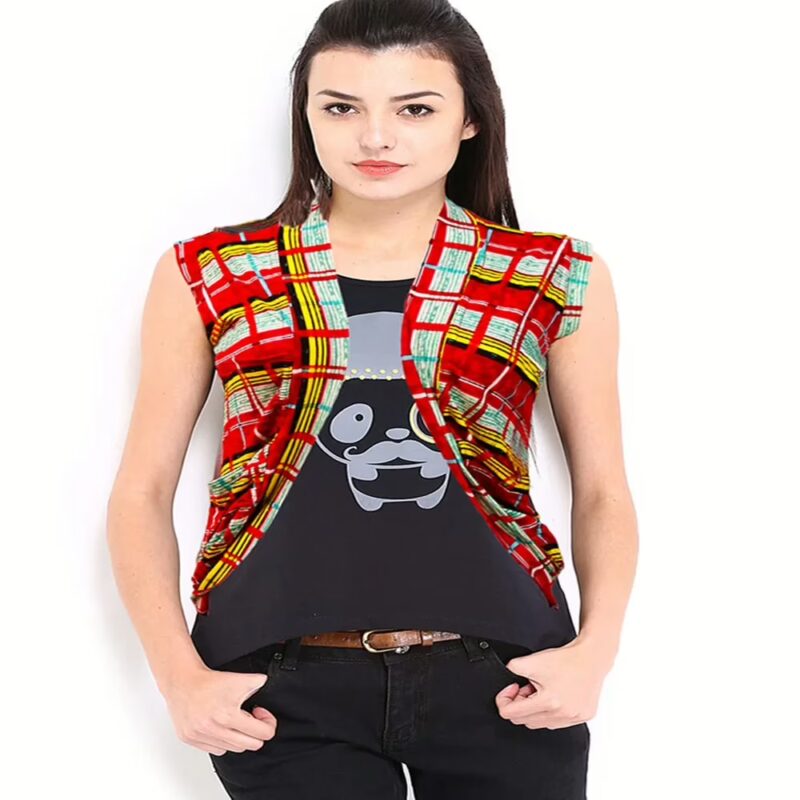 High Toned Multicolor Shrug -Size L-XL