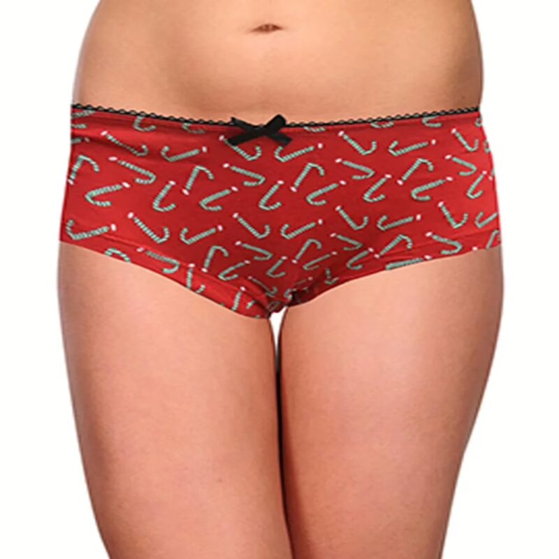 Hot Red No Secret Printed Brief/Panties/Underwear