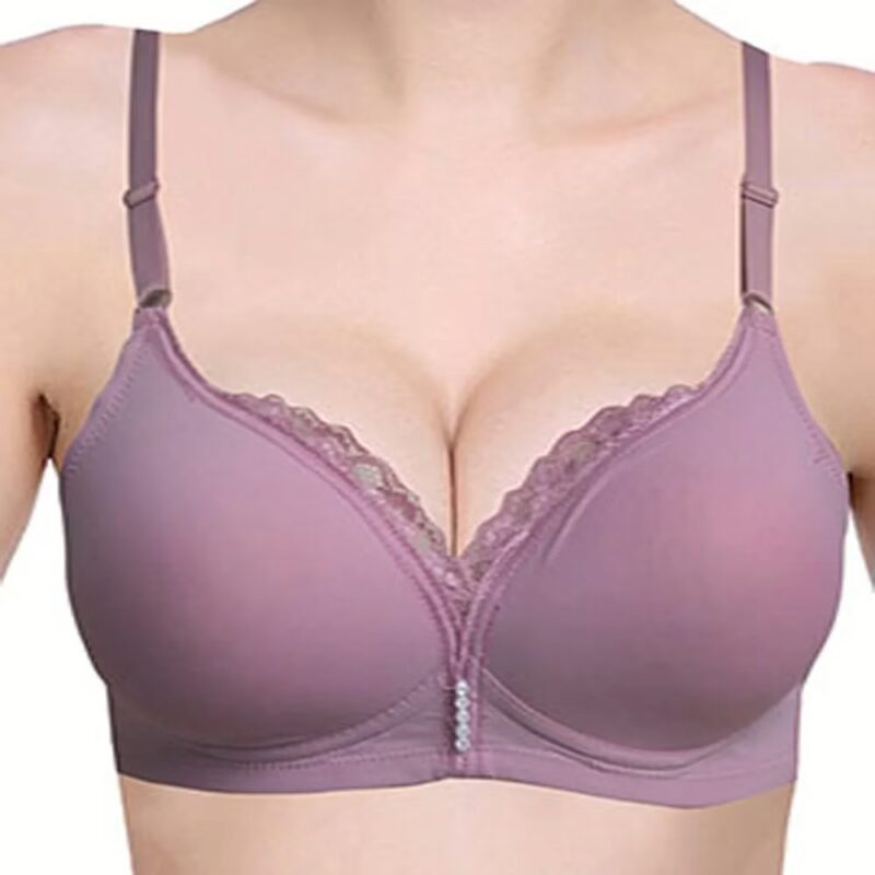 Hushh Women's Comfort Lace Wirefree Bra