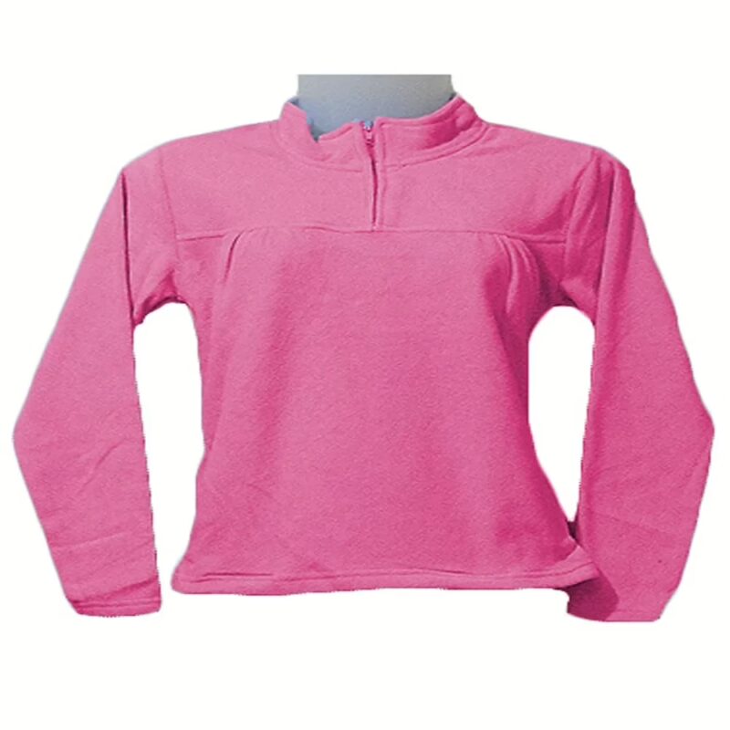 In Extenso- Dark Pink Girls Polar Fleece Top/Sweatshirt (11-12 Years)