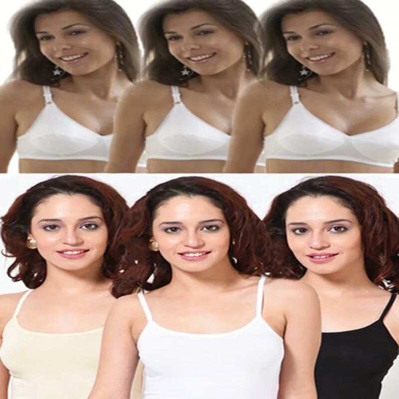 Latest 3 Bras & 3 Camisoles Combo Pack