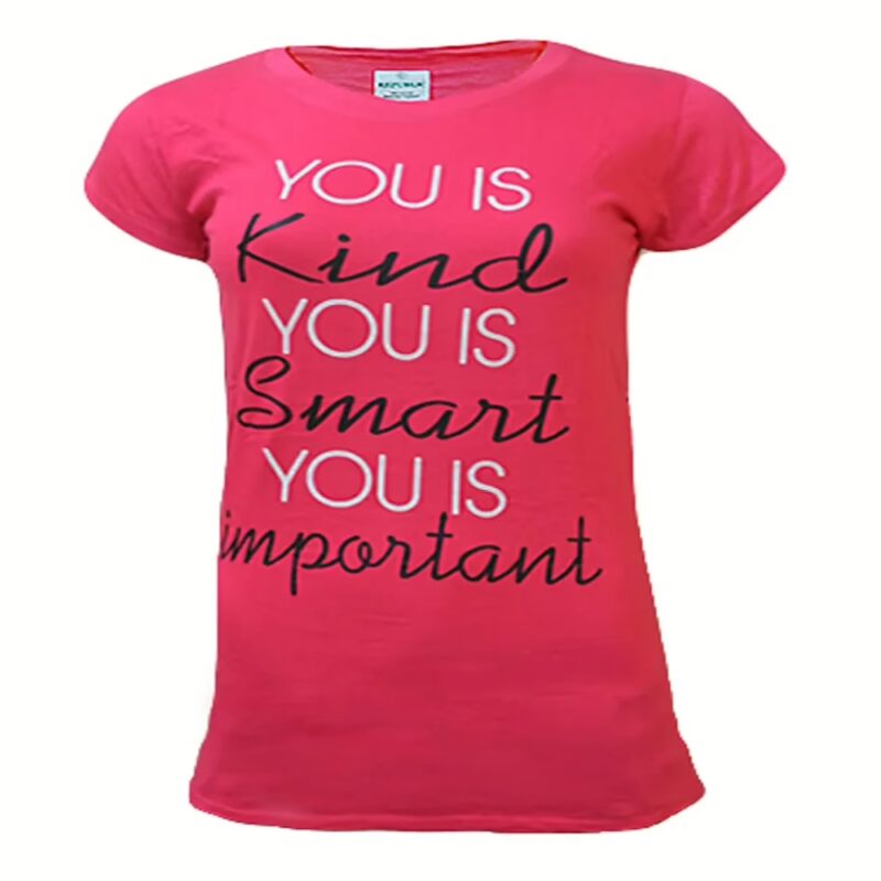 Latest Magenta Short Sleeves Graphic Print Tee