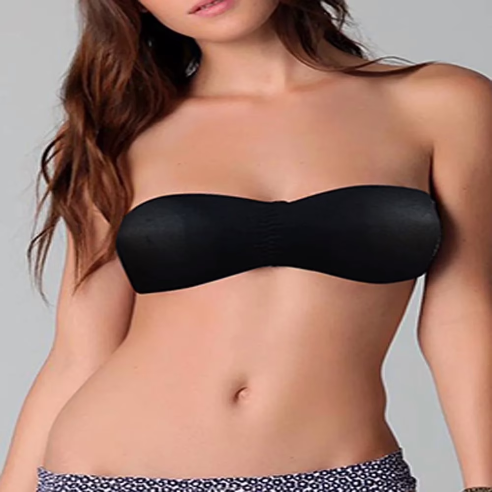 Lavish Black Beach Tube Bra
