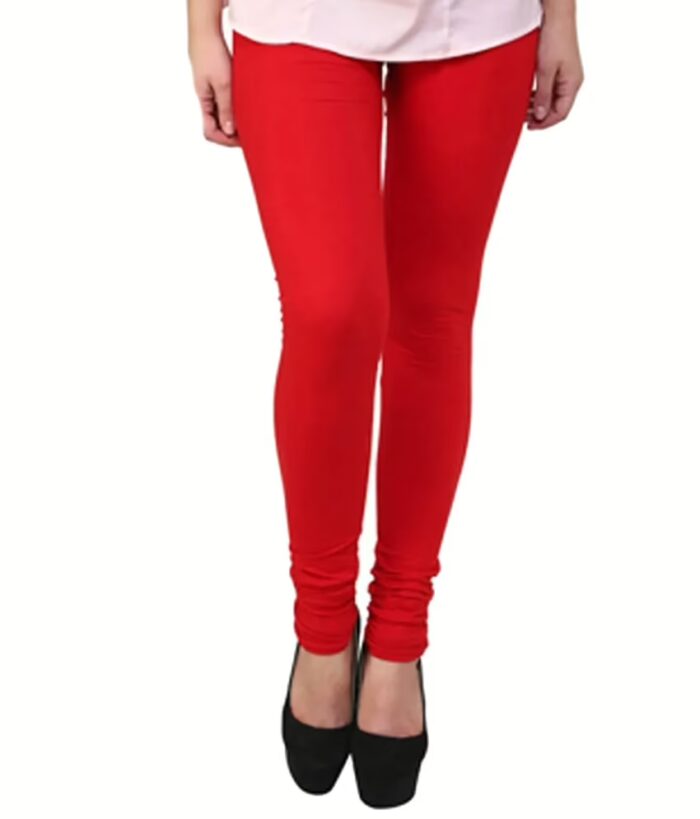 Stylish Red Hosiery Leggings