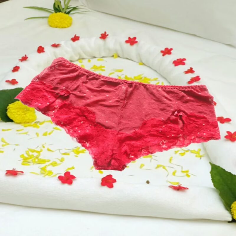 Limited Edition Pure Luxury Frill Edge Designer Boyshort Size L-XL