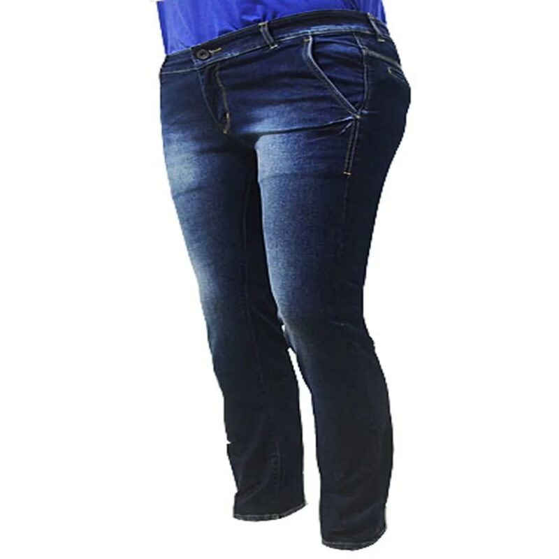 Lycra-Trendy Blue Monkey Washed Jeans-Size-30-32-34-36