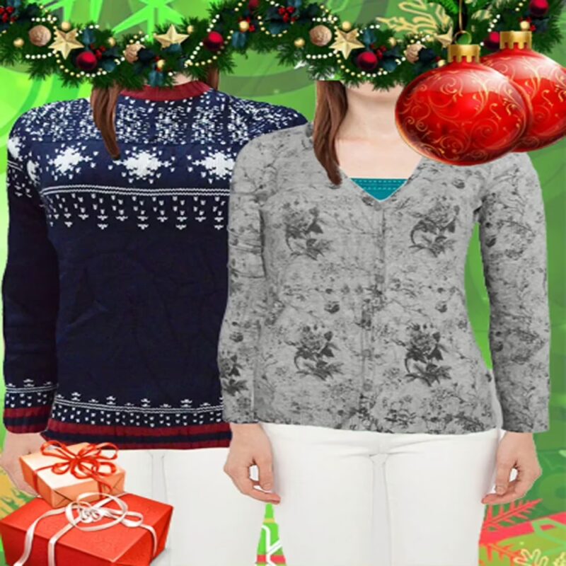 New Year Deals Women Pullover Sweater Combo Pack Of Two