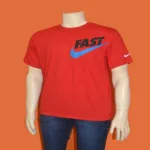 Nike-Plain Red T-Shirt