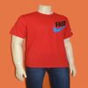 Nike-Plain Red T-Shirt - Image 2