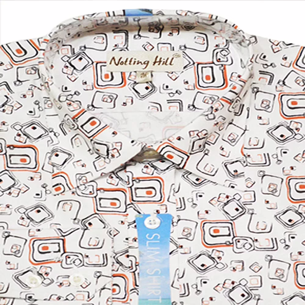 Notting Hill Casual Wear Printed Shirt Size-42
