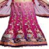 Ambaji Pink Colored Net Embroidered Lehenga Choli - Image 3
