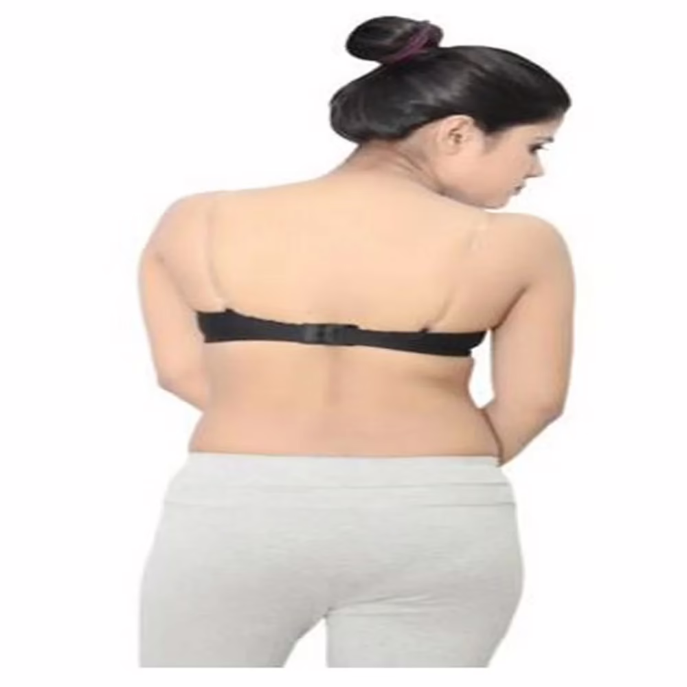 Pack Of 2 Non Padded Transparent Straps Bra - Image 2
