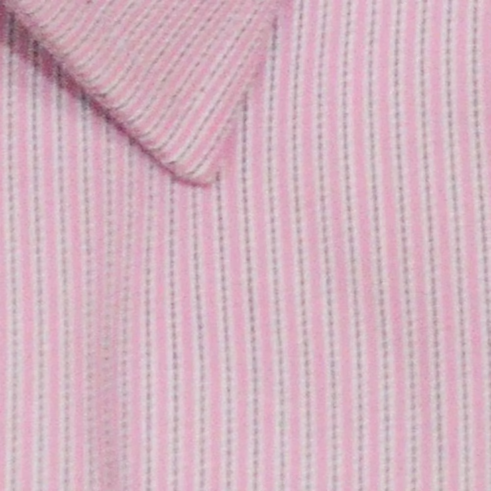 Park Avenue Innovation Pink Printed Cotton Full Sleeves Shirt-Size 42 - Image 2