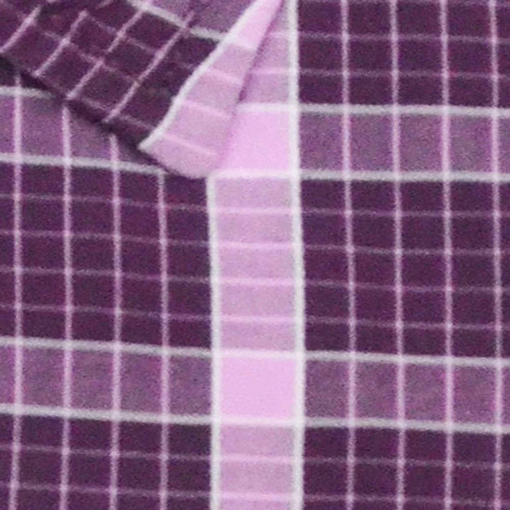 Parx Authentic Casuals Maroon Check Half Sleeves Cotton Shirt-Size 39 - Image 2