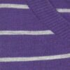 Parx Grey Stripes Purple Pullover - Image 2