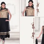 Pazaar Kaanchi Black Embroidered Anarkali Salwar Kameez