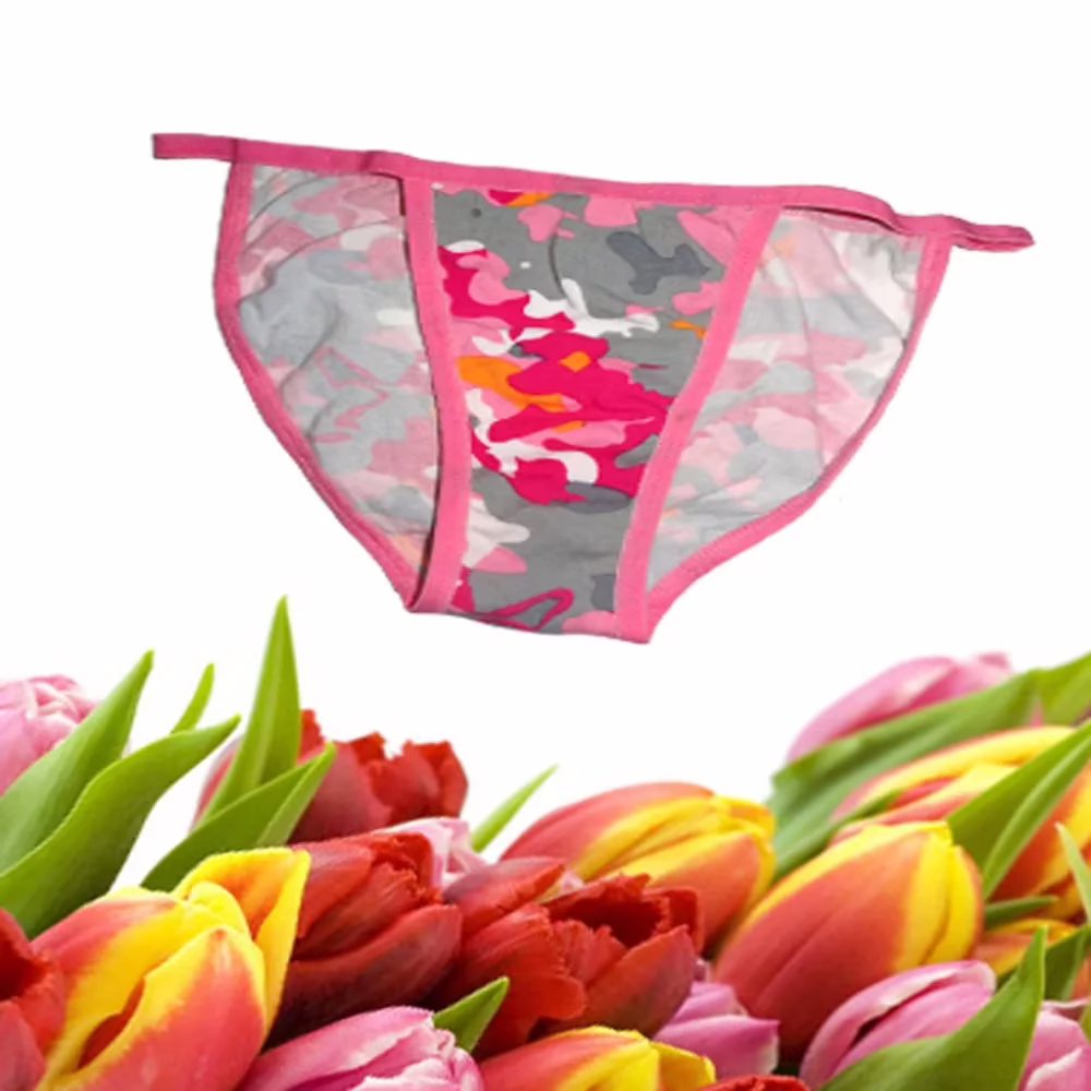 Pink Army Print Back Full Coverage Regular Brief