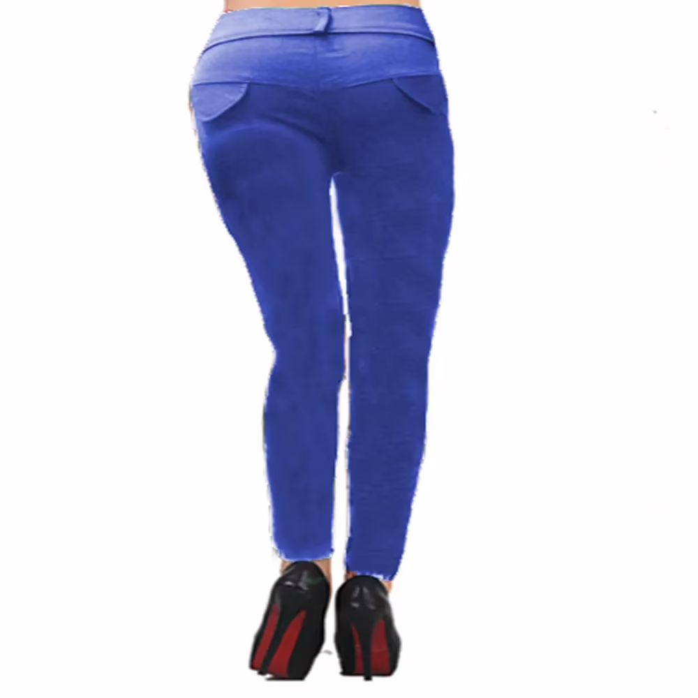 Classic Women Blue Jeggings - Image 2