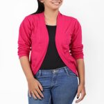 Plain Coral Pink Shrug