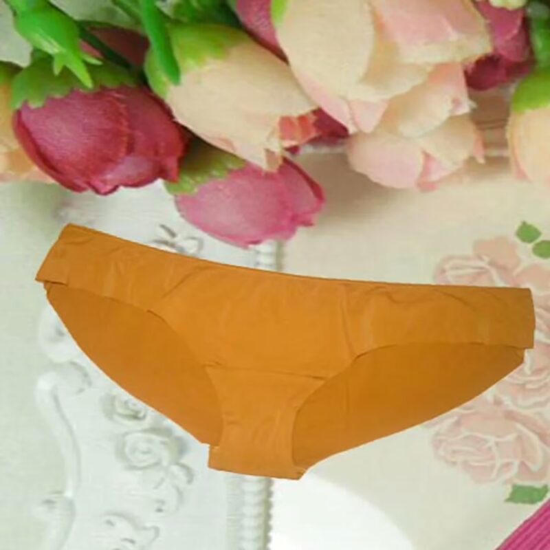 Plain Soft Brown Colour Panties Brief