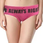 Primark Pink Printed Hi Cut Brief/Panties/Underwear