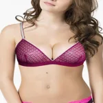 Primark See Through Purple Non Padded Bra