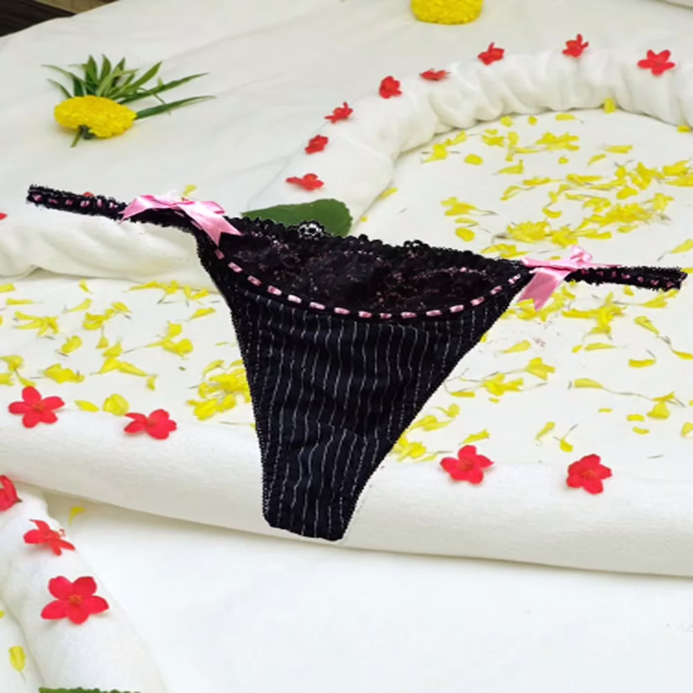 Primark Sexiest Silky Soft Bridal Thong Size S-M