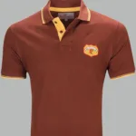 Rampwaq-Brown Solid Polo Tshirt