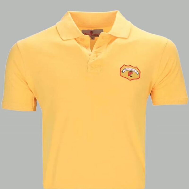 Rampwaq-Yellow Solid Polo Tshirt