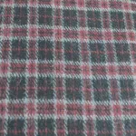 Raymond Black & Maroon Check Tweet Coat Fabric