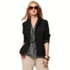 Raymond - Black Brown Linen Suit Fabric - Image 4