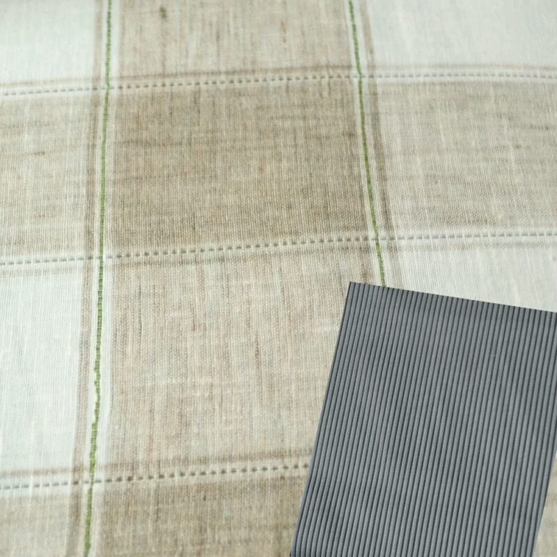 Raymond Black Linning & Big Block Print Shirting Fabric Best Deal