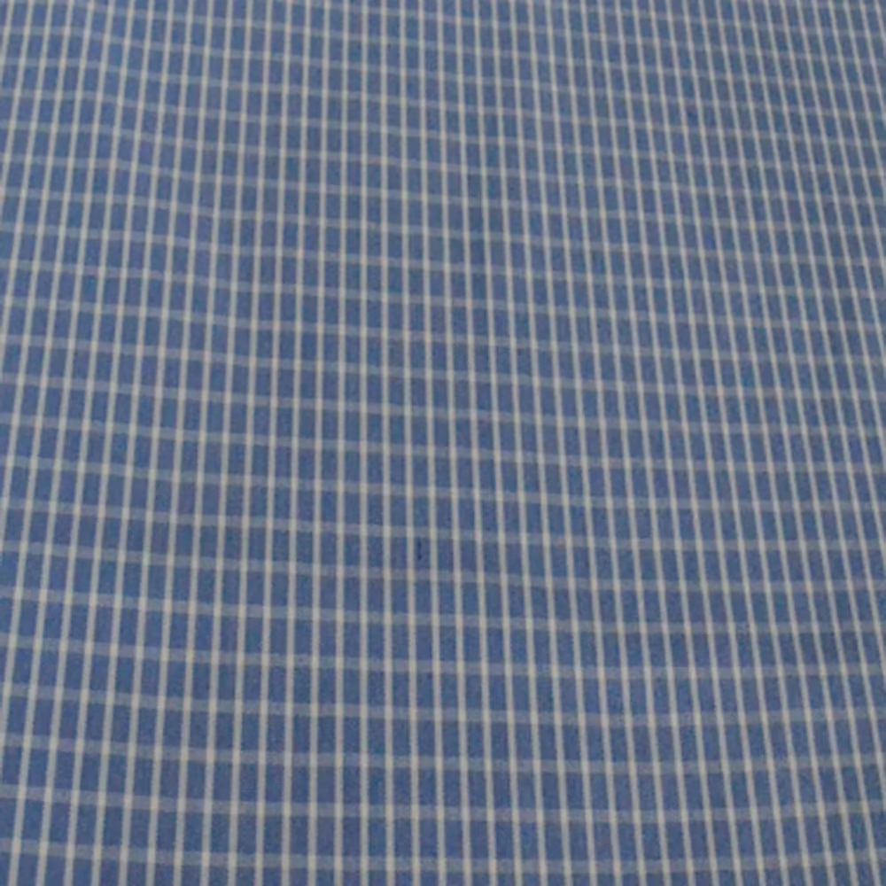 Raymond Blue & White Check Shirting Fabric