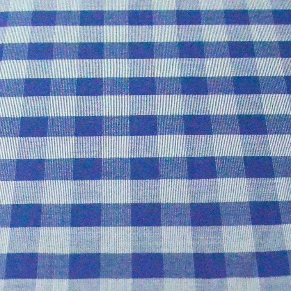 Raymond Blue Grey Check Shirting Fabric