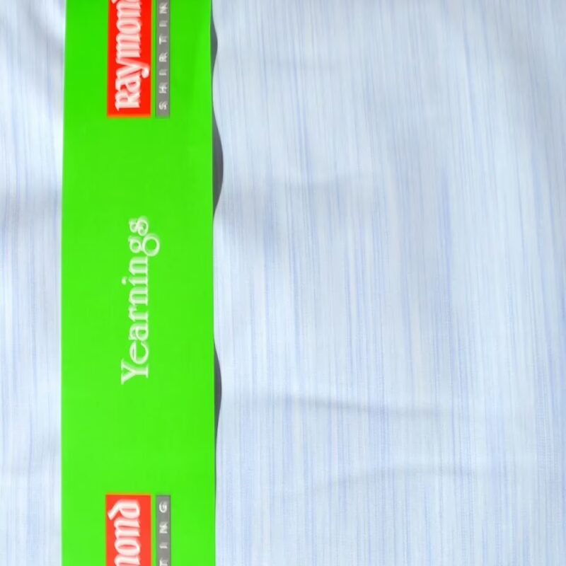 Raymond - Blue Self Style Shirting Fabric